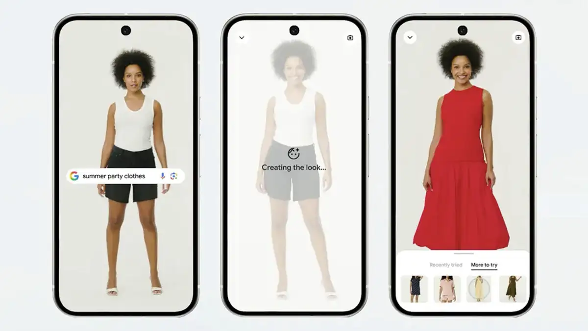 google shopping, prova vestiti virtuale, intelligenza artificiale google, tool abbigliamento online, novità google luglio 2025, prova abiti IA, tracciamento prezzi google